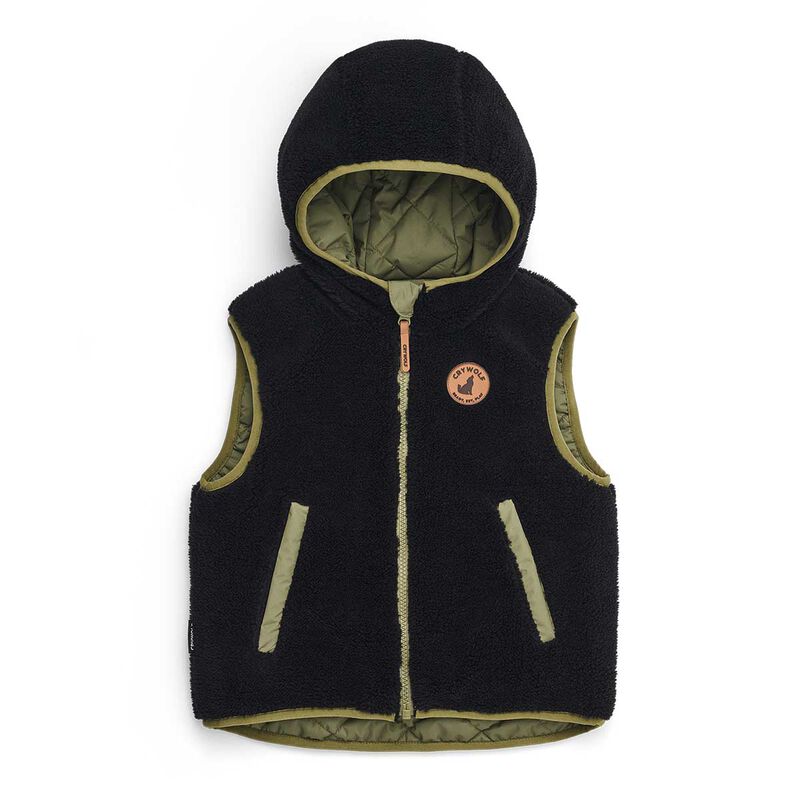 Crywolf Reversible Hooded Yeti Vest image number 5